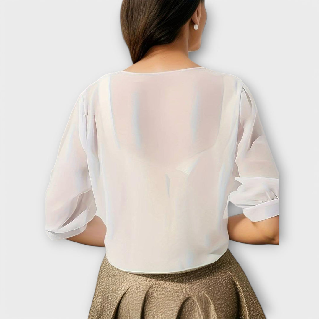 Blouse with Open Front