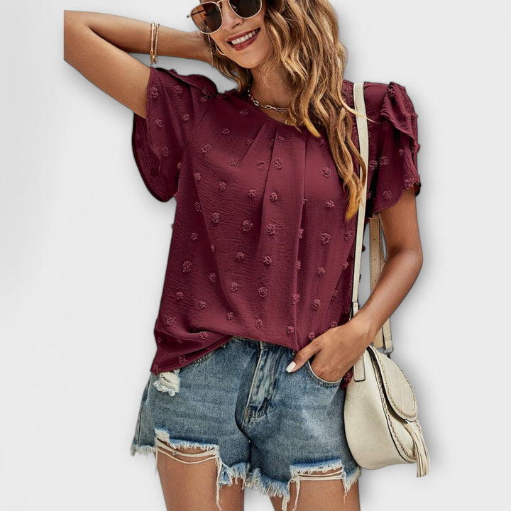 The Perfect Polka Dot Blouse